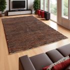 Gabbeh Wollteppich 200x290 Handgeknüpfter moderner Wohnzimmer Teppich