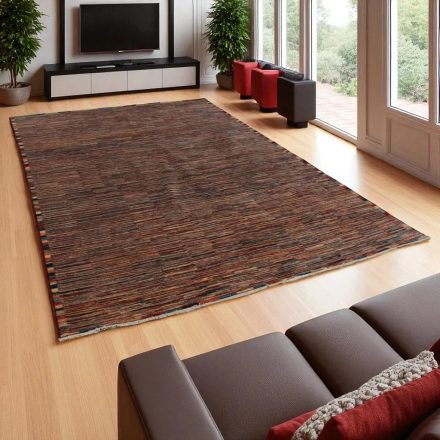 Gabbeh Wollteppich 200x290 Handgeknüpfter moderner Wohnzimmer Teppich