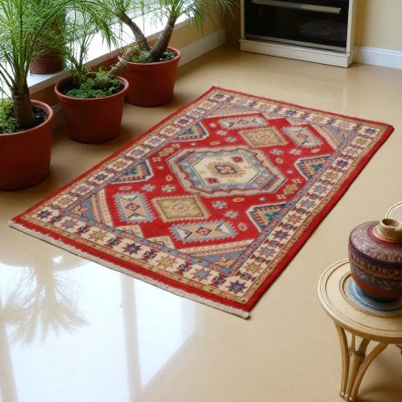 Kazak Teppich 92x149 Handgeknüpfter Orientteppich