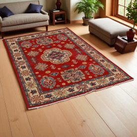 Kazak Teppich 119x181 Handgeknüpfter Orientteppich