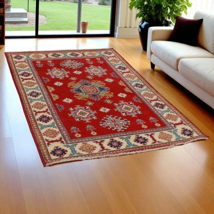Kazak Teppich 126x182 Handgeknüpfter Orientteppich
