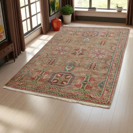 Kazak Teppich 126x190 Handgeknüpfter Orientteppich