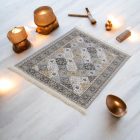 Seidenteppich maschinell ROYAL 70x110 dünner türkischer Teppich