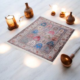   Bambus Seiden Teppich SUPERIOR 70x110 eleganter türkischer Teppich