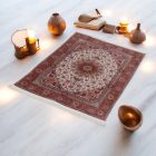 Bambus Seiden Teppich SUPERIOR 70x110 eleganter türkischer Teppich