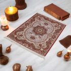 Seidenteppich maschinell ROYAL 70x110 dünner türkischer Teppich