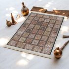 Seidenteppich maschinell ROYAL 70x110 dünner türkischer Teppich