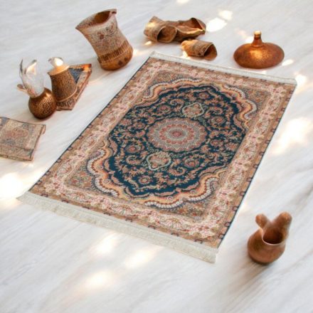 Seidenteppich maschinell ROYAL 70x110 dünner türkischer Teppich