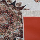 Seidenteppich maschinell ROYAL 70x110 dünner türkischer Teppich