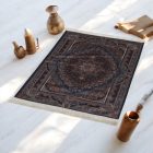 Seidenteppich maschinell ROYAL 70x110 dünner türkischer Teppich