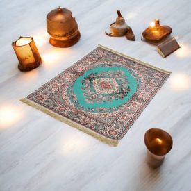   Seiden teppich maschinell SILKEN 70x110 acryl türkischer Teppich