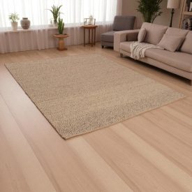   Dicker Teppich aus Wolle 250x274 grosser Teppich für das Wohnzimmer