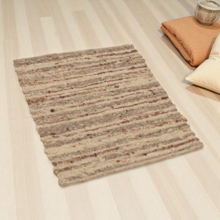 Dicker Teppich aus Wolle 70x83 wollteppich für das Wohnzimmer