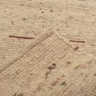 Dicker Wollteppich 60x107 einfarbiger Teppich für das Wohnzimmer