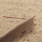 Dicker Wollteppich 60x107 einfarbiger Teppich für das Wohnzimmer