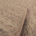 Runder Wollteppich 220x220 dicker Wohnzimmer Teppich