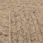 Dicker Wollteppich 200x303 einfarbiger Teppich für das Wohnzimmer