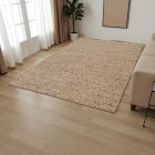 Wollteppich 200x300 Einfarbiger Wohnzimmer Teppich