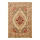 Mughal orientteppich 195x289 handgeknüpfter teppich