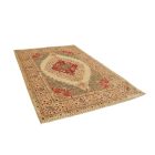 Mughal orientteppich 195x289 handgeknüpfter teppich