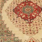 Mughal orientteppich 195x289 handgeknüpfter teppich