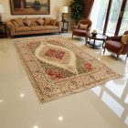 Mughal orientteppich 197x300 handgeknüpfter teppich