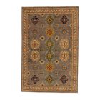 Kazak teppich 198x298 handgeknüpfter orientteppich