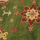 Kazak teppich 193x294 handgeknüpfter orientteppich