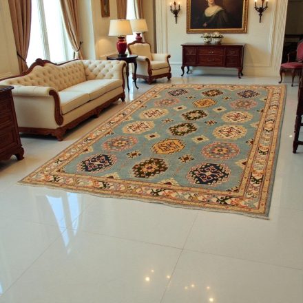 Kazak teppich 198x297 handgeknüpfter orientteppich