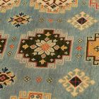 Kazak teppich 196x295 handgeknüpfter orientteppich