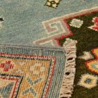 Kazak teppich 196x295 handgeknüpfter orientteppich