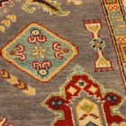 Kazak teppich 118x182 handgeknüpfter orientteppich