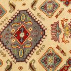 Kazak teppich 124x175 handgeknüpfter orientteppich