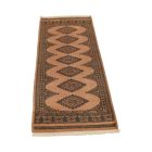 Teppichläufer beige Jaldar 180x64, handgeknüpfter pakistanischer Teppich