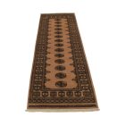 Teppichläufer beige Bokhara 252x80 handgeknüpfter pakistanischer Teppich