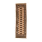 Teppichläufer beige Bokhara 244x78 handgeknüpfter pakistanischer Teppich