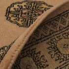 Teppichläufer beige Bokhara 254x77 handgeknüpfter pakistanischer Teppich