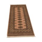Teppichläufer beige Bokhara 192x79, handgeknüpfter pakistanischer Teppich