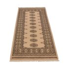 Teppichläufer beige Bokhara 204x81 handgeknüpfter pakistanischer Teppich