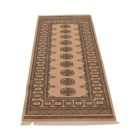 Teppichläufer beige Bokhara 197x80 handgeknüpfter pakistanischer Teppich