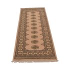 Teppichläufer beige Bokhara 205x79 handgeknüpfter pakistanischer Teppich