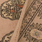 Teppichläufer beige Bokhara 205x79 handgeknüpfter pakistanischer Teppich