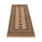 Teppichläufer beige Bokhara 195x80 handgeknüpfter pakistanischer Teppich