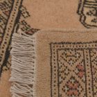 Teppichläufer beige Bokhara 204x77 handgeknüpfter pakistanischer Teppich