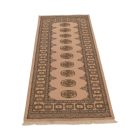 Teppichläufer beige Bokhara 194x79 handgeknüpfter pakistanischer Teppich