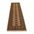 Teppichläufer beige Bokhara 304x78 handgeknüpfter pakistanischer Teppich