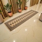 Teppichläufer beige Bokhara 305x80 handgeknüpfter pakistanischer Teppich