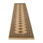 Teppichläufer beige Bokhara 305x80 handgeknüpfter pakistanischer Teppich