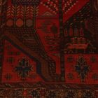 Belutsch Teppich Mushwani 94x144 handgeknüpfter Nomadenteppich