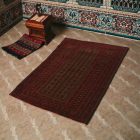 Gebetsteppich Mushwani 93x129 handgeknüpfter Nomadenteppich